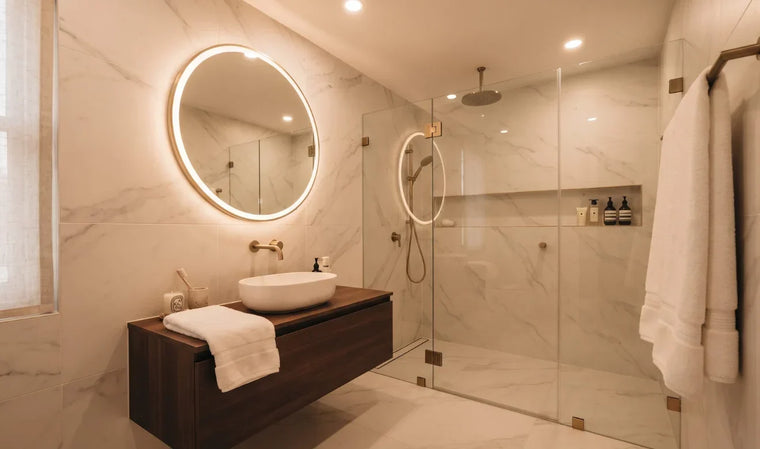 Best tile for small bathrooms.