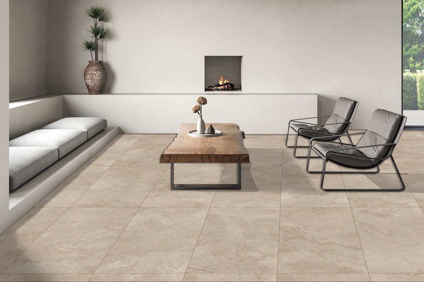 Render Stone 60x120 cm Matt Porcelain Tiles
