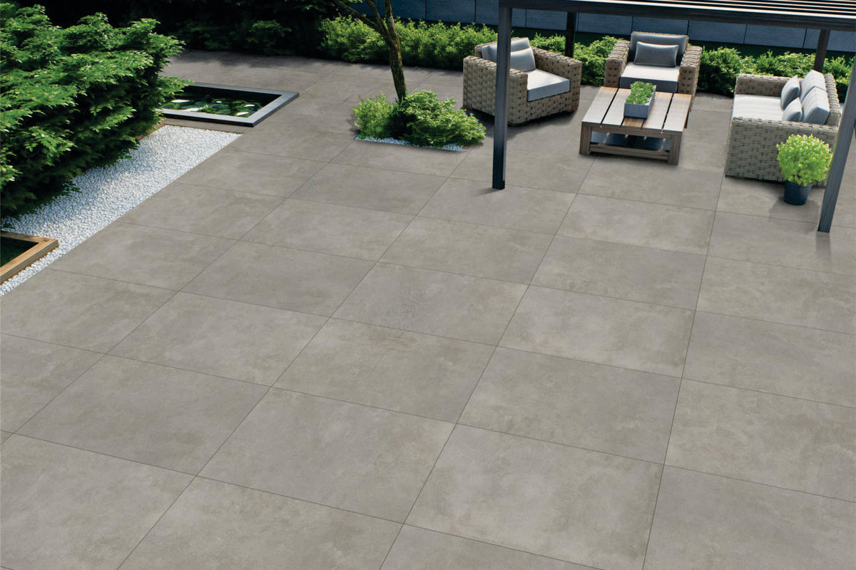Granvia Grey 60x90cm (2cm) Outdoor Porcelain Floor Tiles