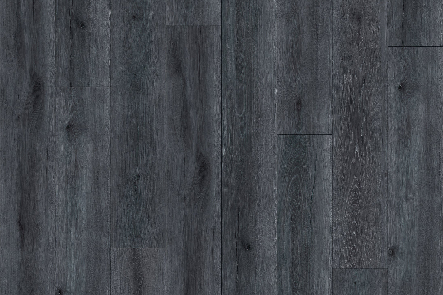 Graphite Grey SPC Click Vinyl Flooring 122 X 18.1 CM Waterproof Rigid Core Wood Effect Flooring with Built-in Underlay