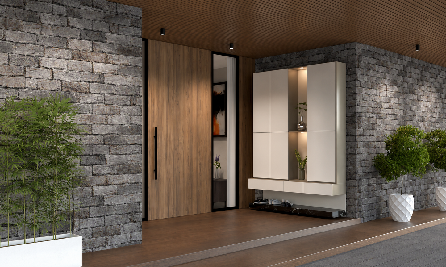Mandala Dark Grey 30x60 cm Feature Wall Tiles