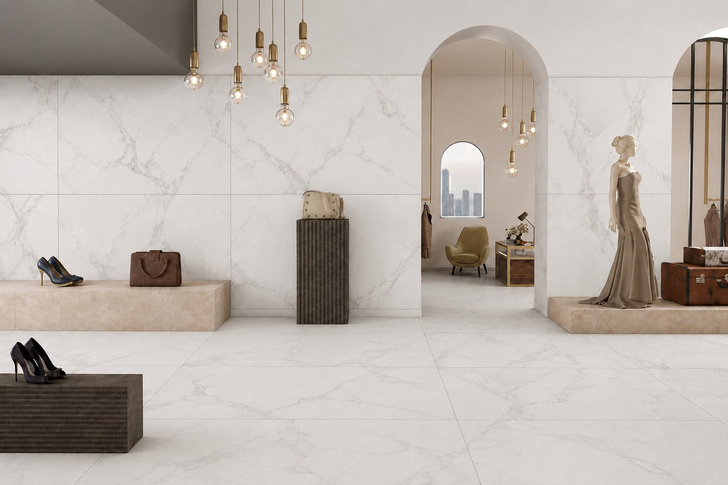 Classico Grande Endless 80x120 cm Matt Porcelain Tiles
