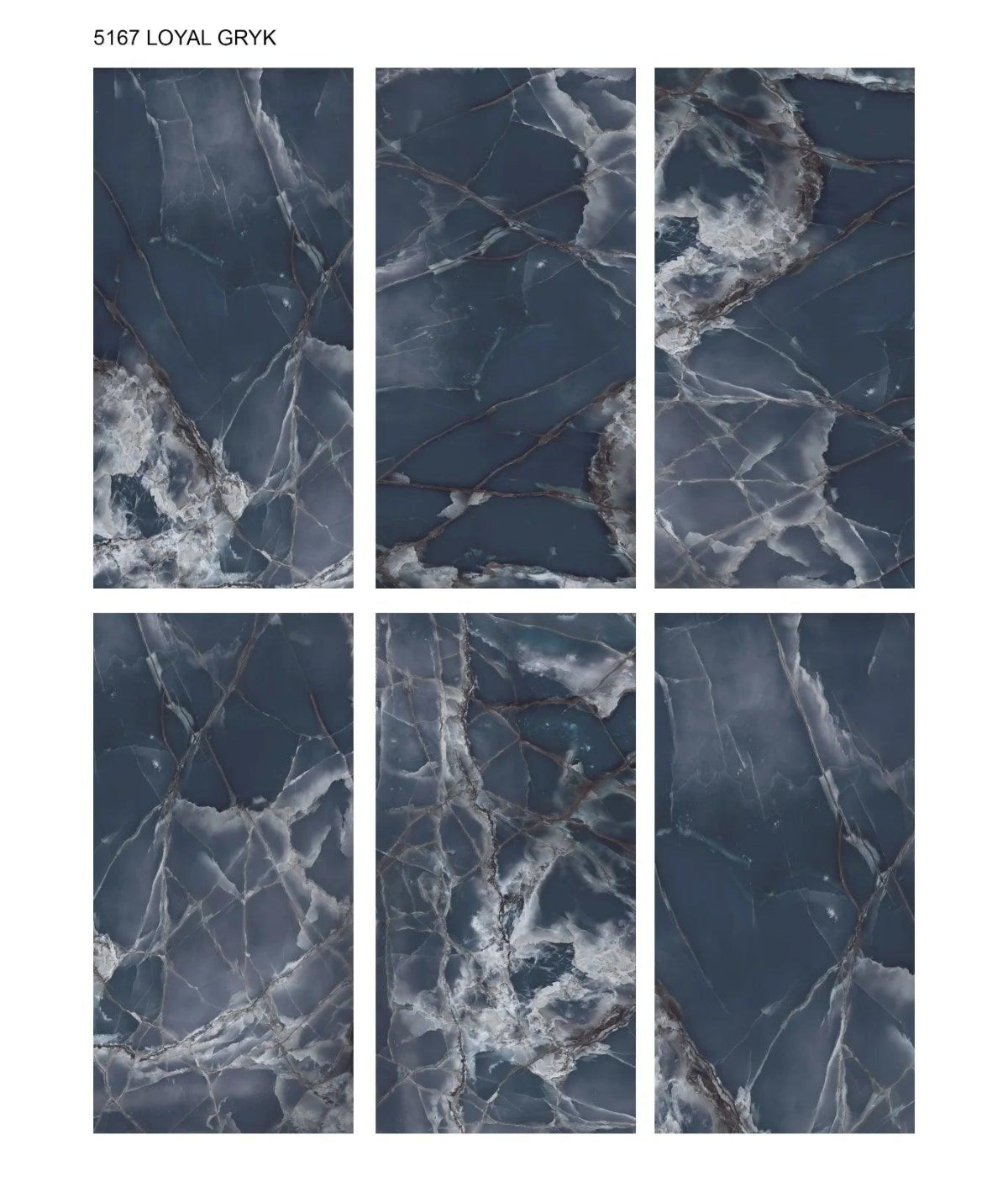 OCEAN BLUE 60X120 CM HIGHGLOSS - Surfaces Tiles