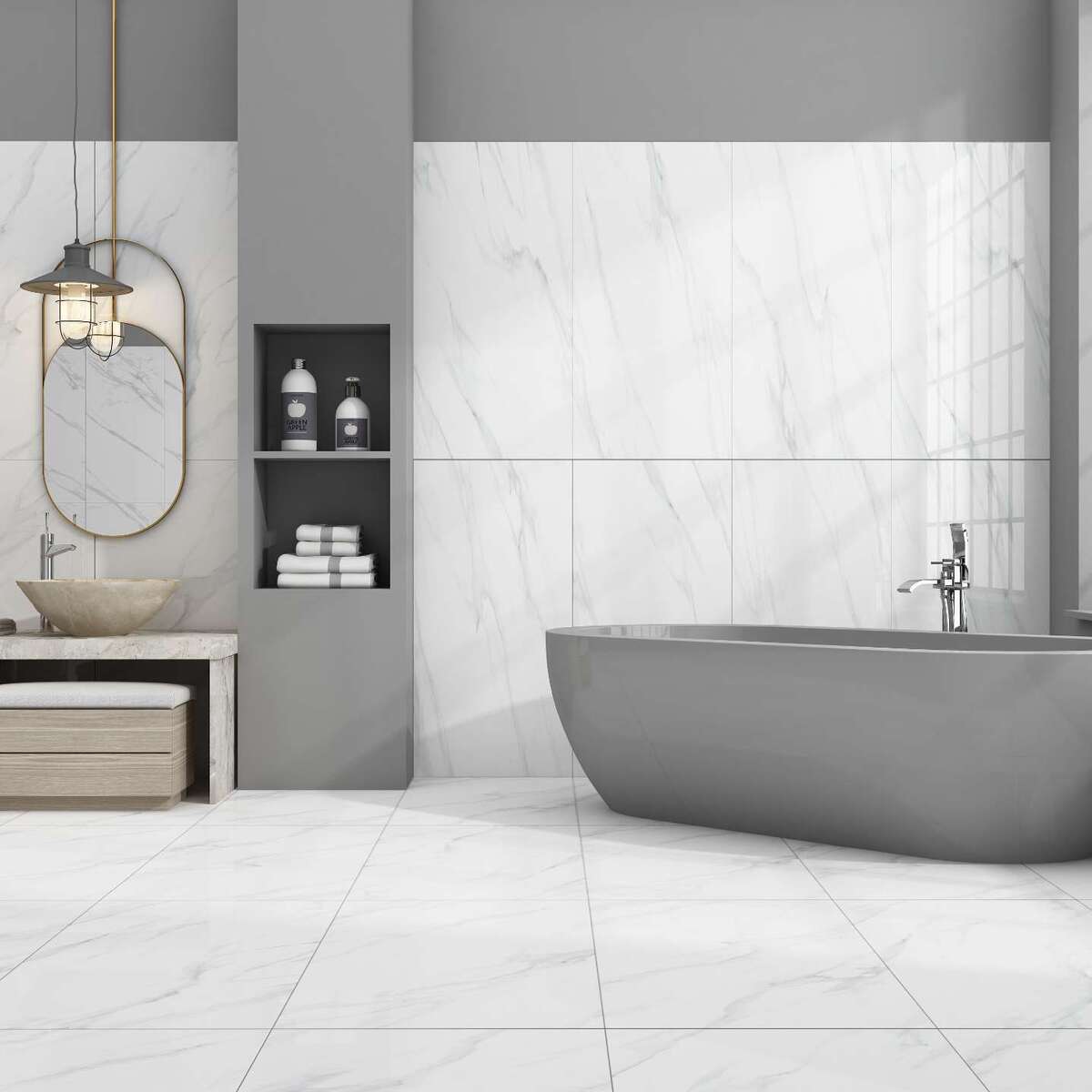 CALACATTA GLORIA 60X120 CM SATIN