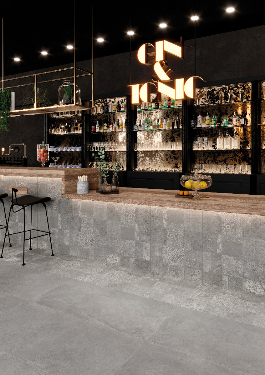 ECOFUSION BLACK 60X120 CM MATT