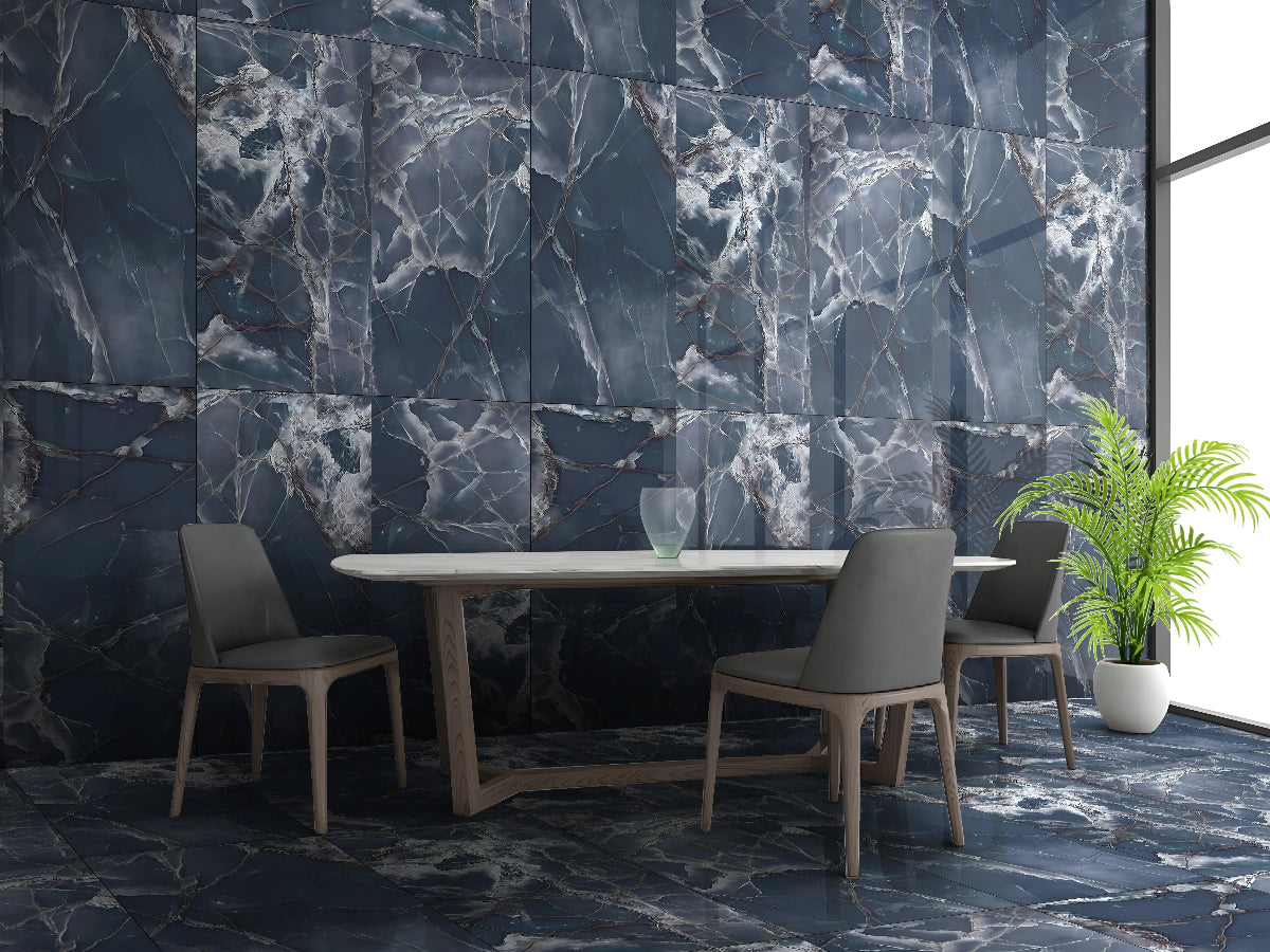 OCEAN BLUE 60X120 CM HIGHGLOSS - Surfaces Tiles