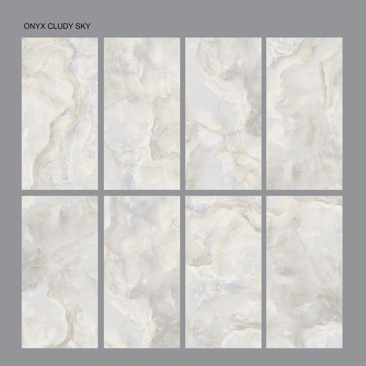 AURORA ONYX SKY 60X120 CM MATT - Surfaces Tiles