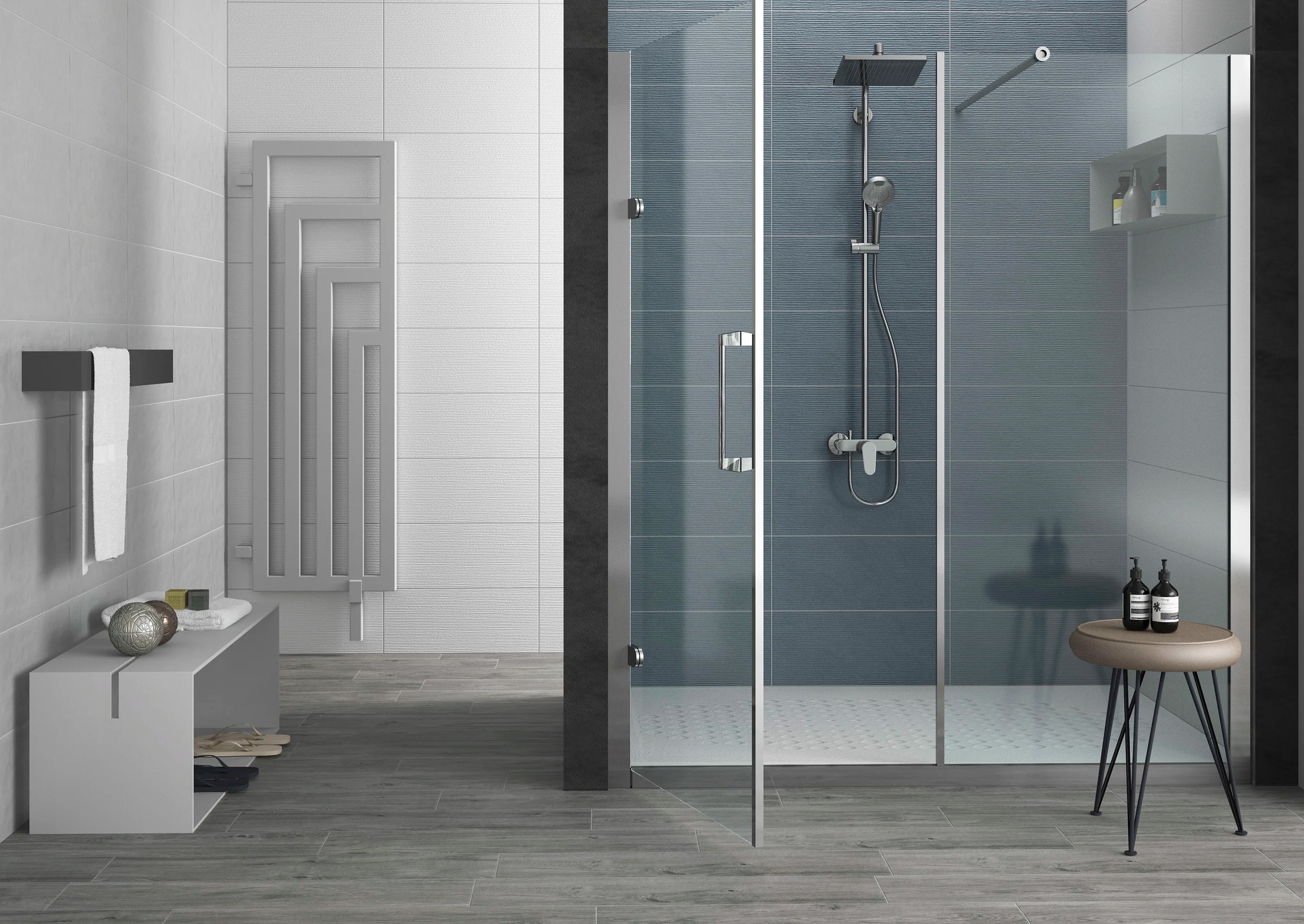 TEXTURA GRIGIA 25X60 CM