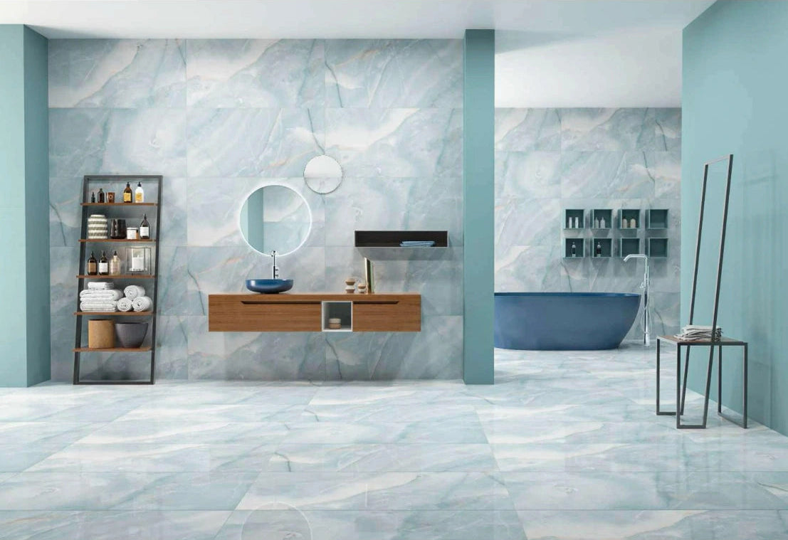 AQUA MIST 60X120 CM POLISHED - Surfaces Tiles