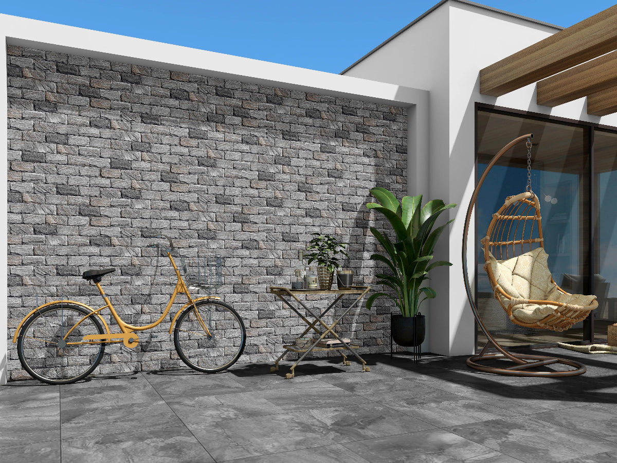 MANDALA DARK GREY 30X60 CM MATT - Surfaces Tiles