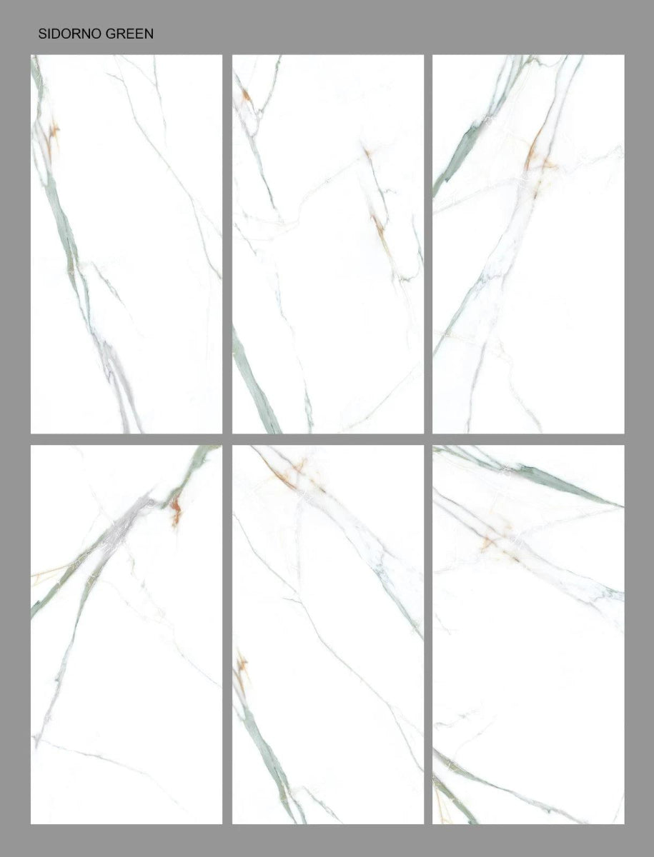 SUNSET GREEN 60X120 CM POLISHED - Surfaces Tiles