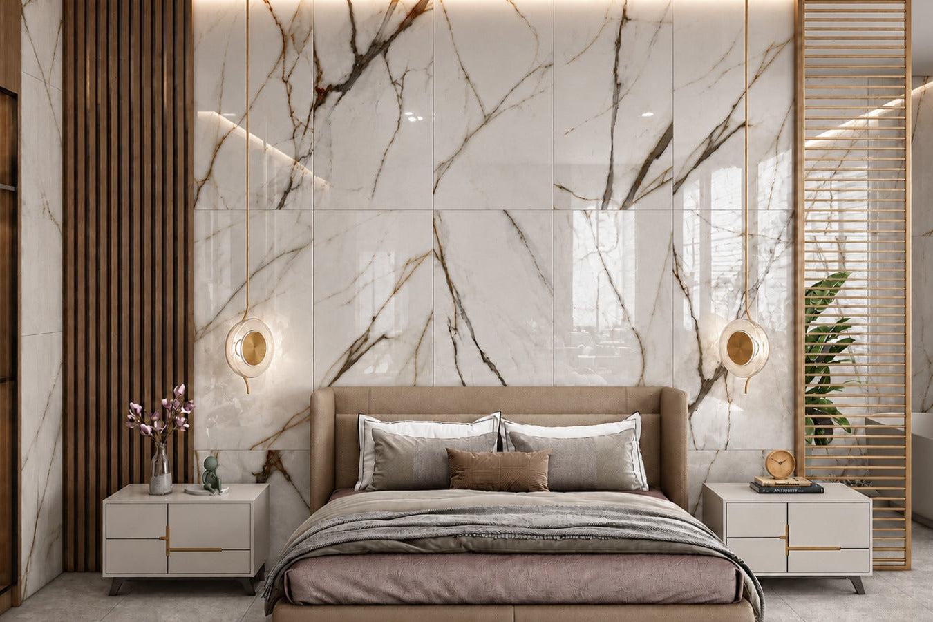 Luxe Gold 60x120 cm Polished Porcelain Tiles