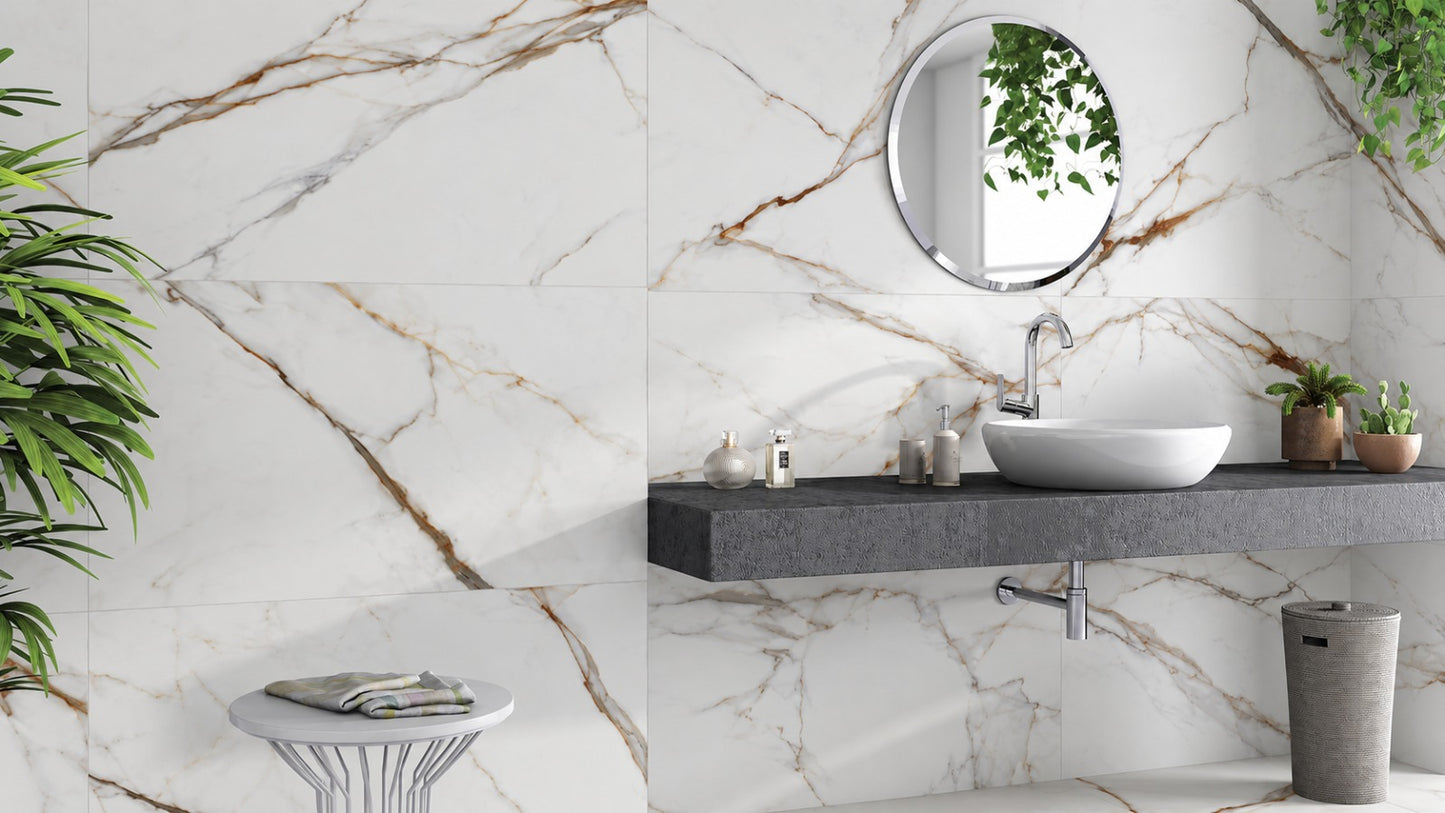Luxe Gold 60x120 cm Matt Porcelain Tiles