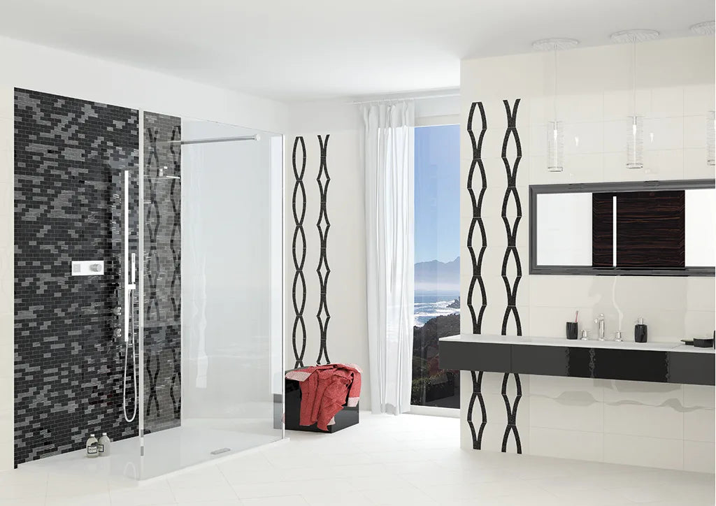 GLOSSY DUNE WHITE 20X50 CM