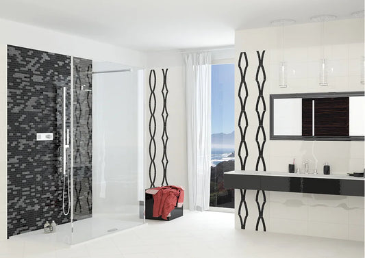 GLOSSY DUNE WHITE 20X50 CM