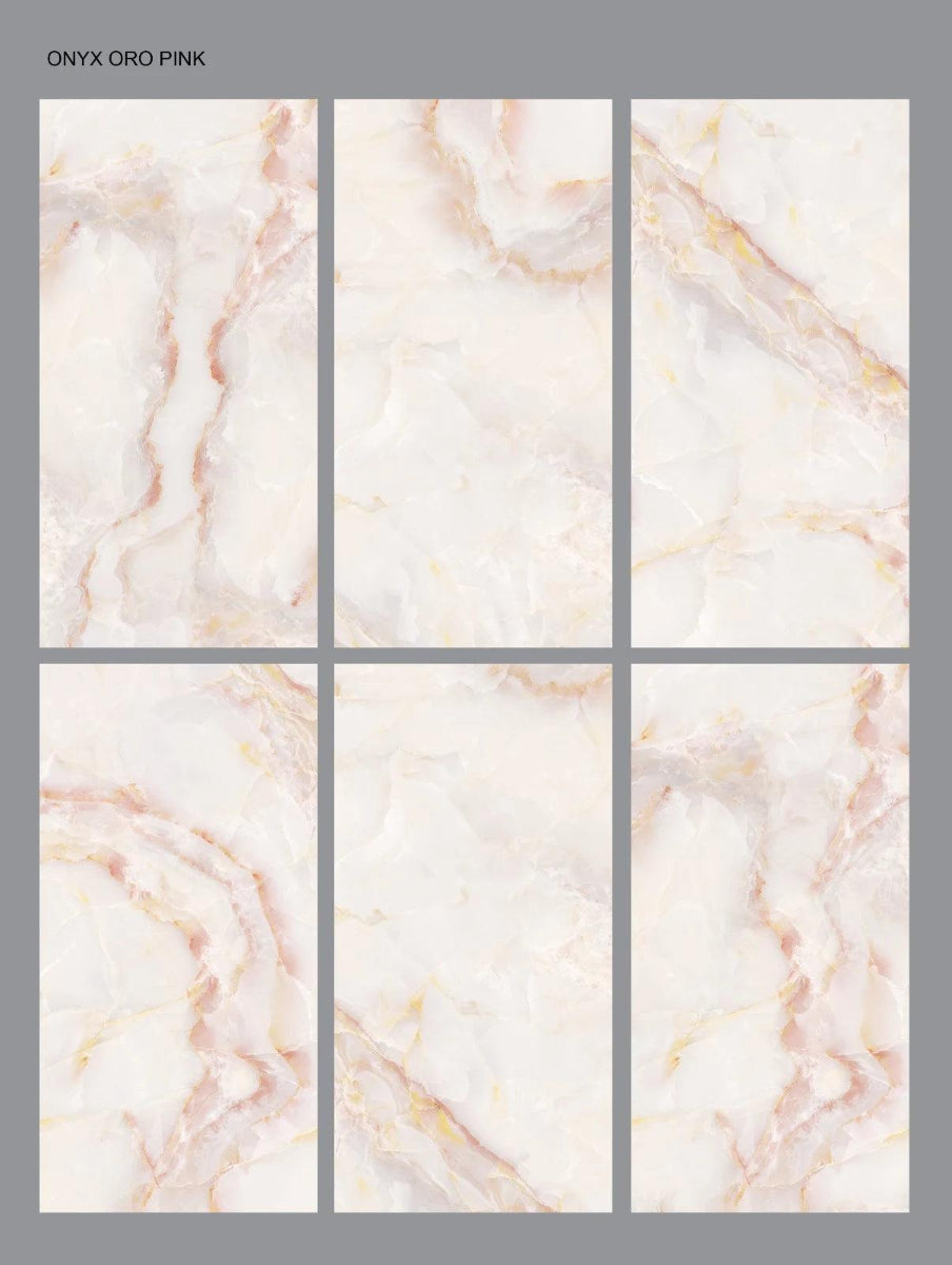 AURORA ONYX PINK 60X120 CM POLISHED - Surfaces Tiles