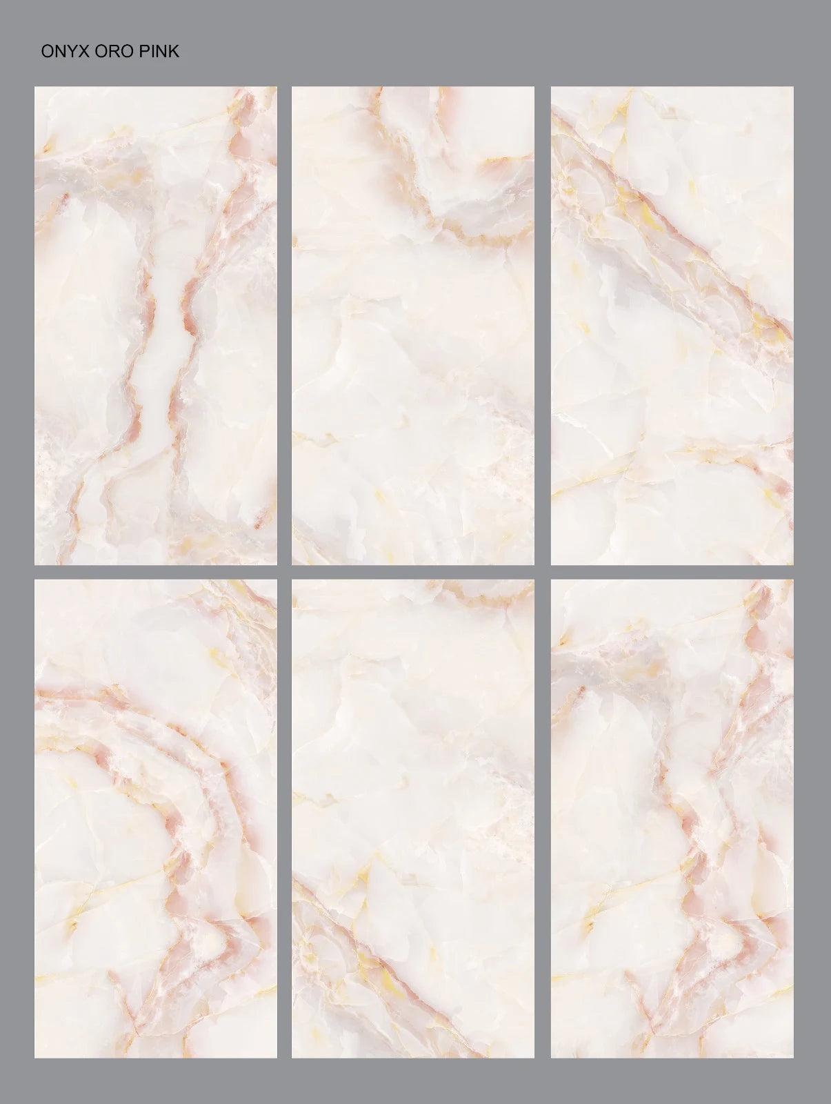 AURORA ONYX PINK 60X120 CM MATT - Surfaces Tiles
