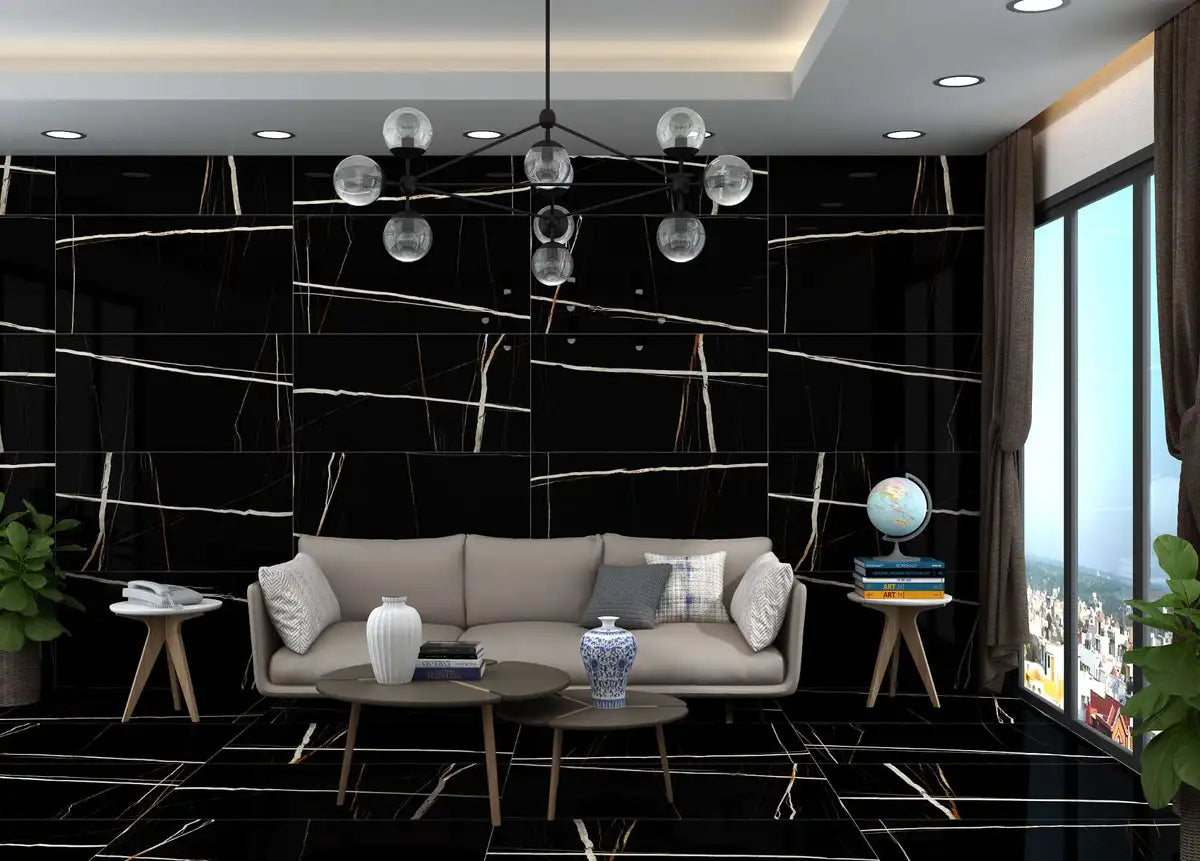 BLACK ELEGANCE  60X120 CM  HIGH GLOSS