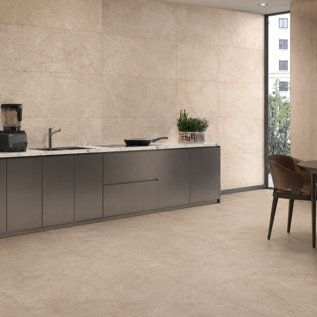 Render Stone 60x120 cm Matt Porcelain Tiles