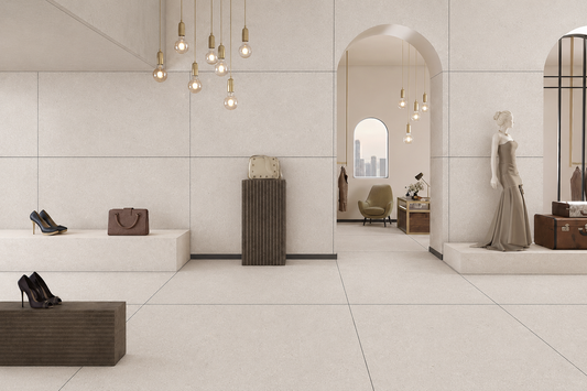 Mortar Bianco 80x120 cm Matt Tiles
