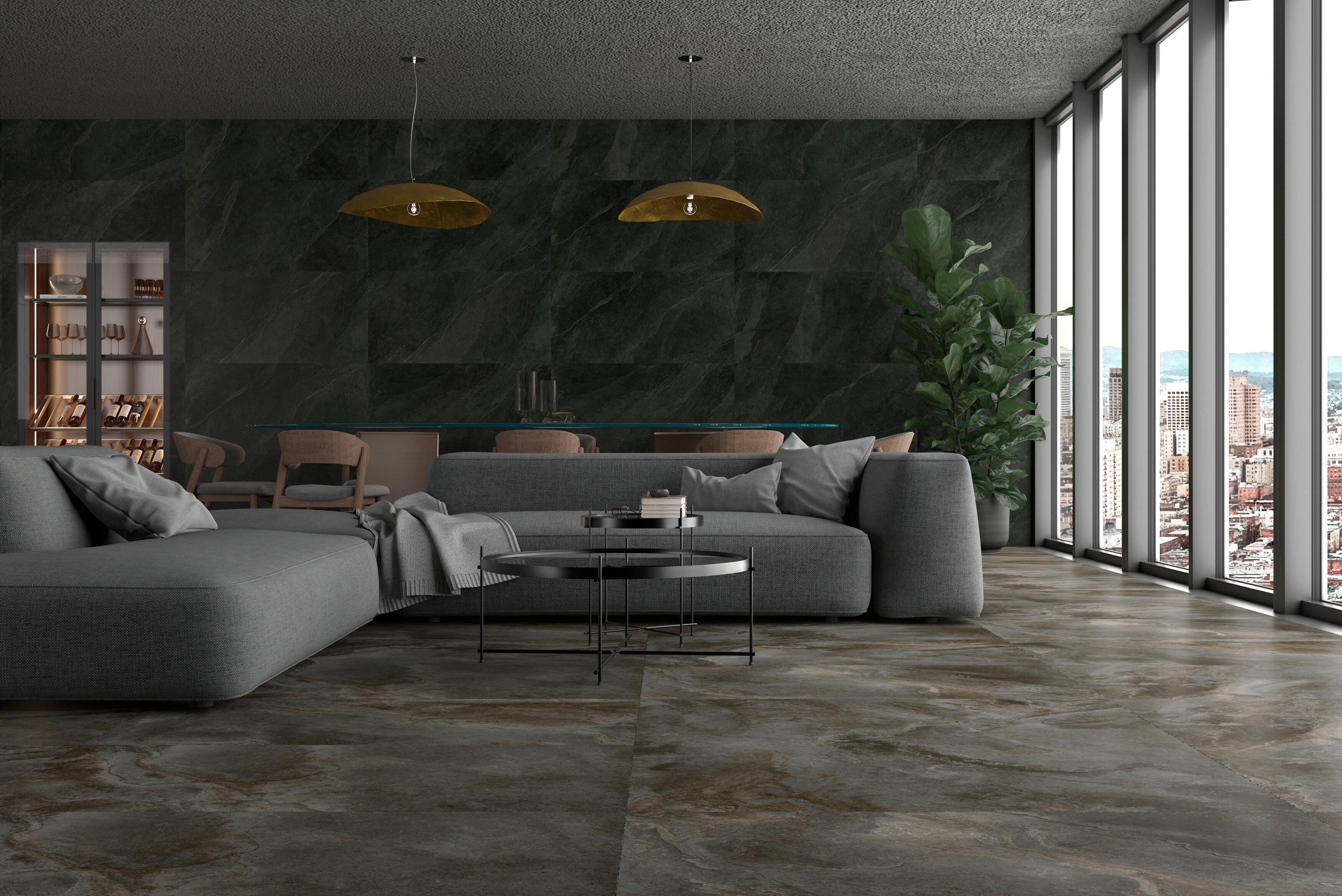 Nexo Gris Matt 60X120 cm Matt Porcelain Tiles– Surfaces Tiles