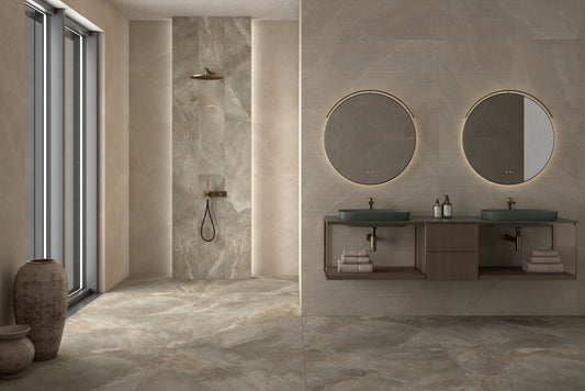 Nexo Taupe Matt 60x120 cm Matt Porcelain Floor & Wall Tiles