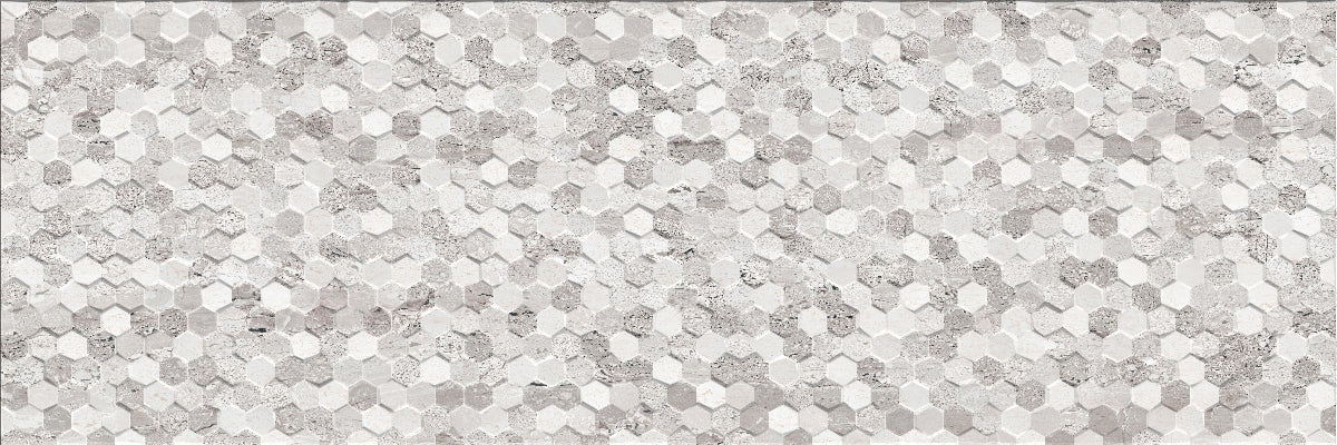 MARVEL MOSESAGONO GRIGIO 20X60 CM