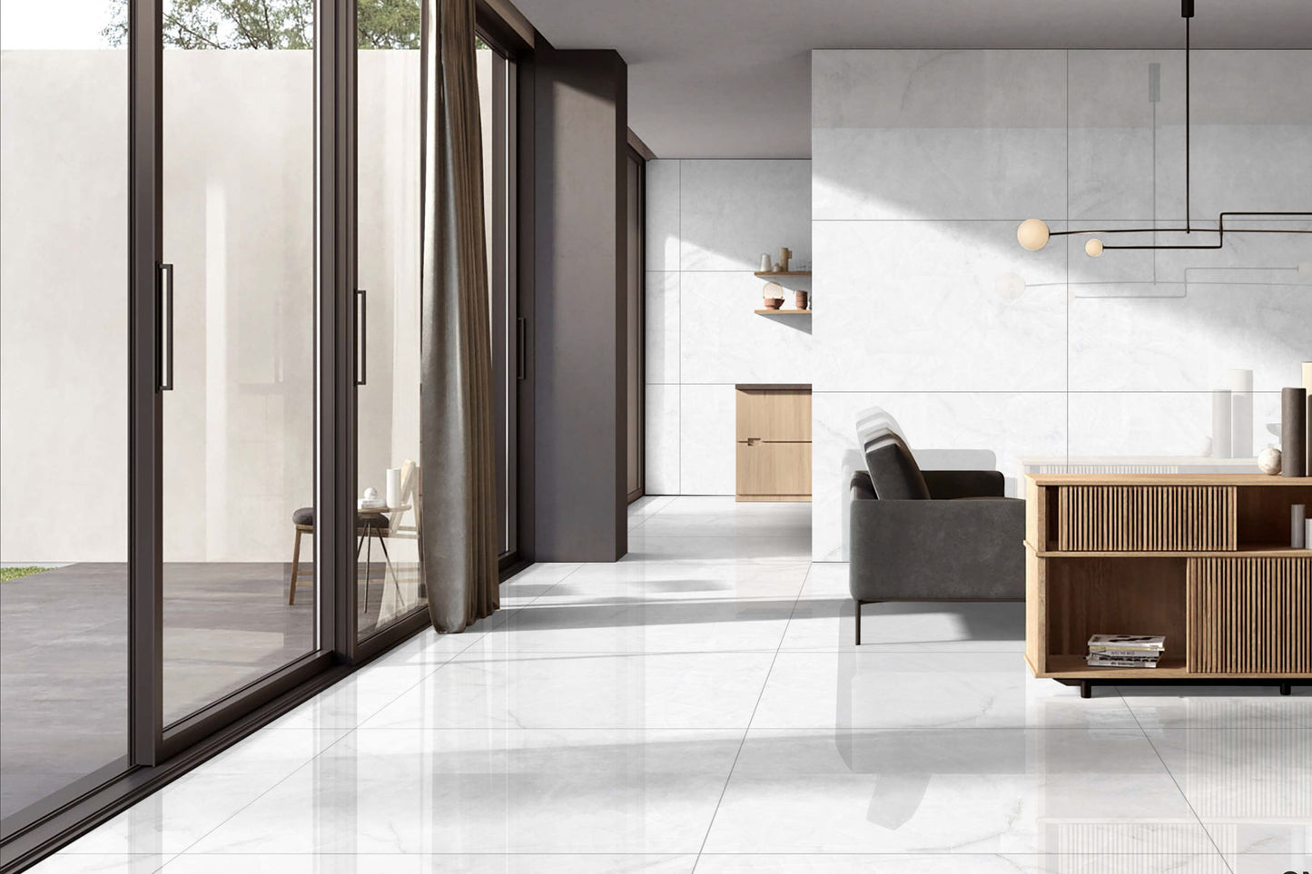 Starlit White 60x120 cm Matt Porcelain Tile
