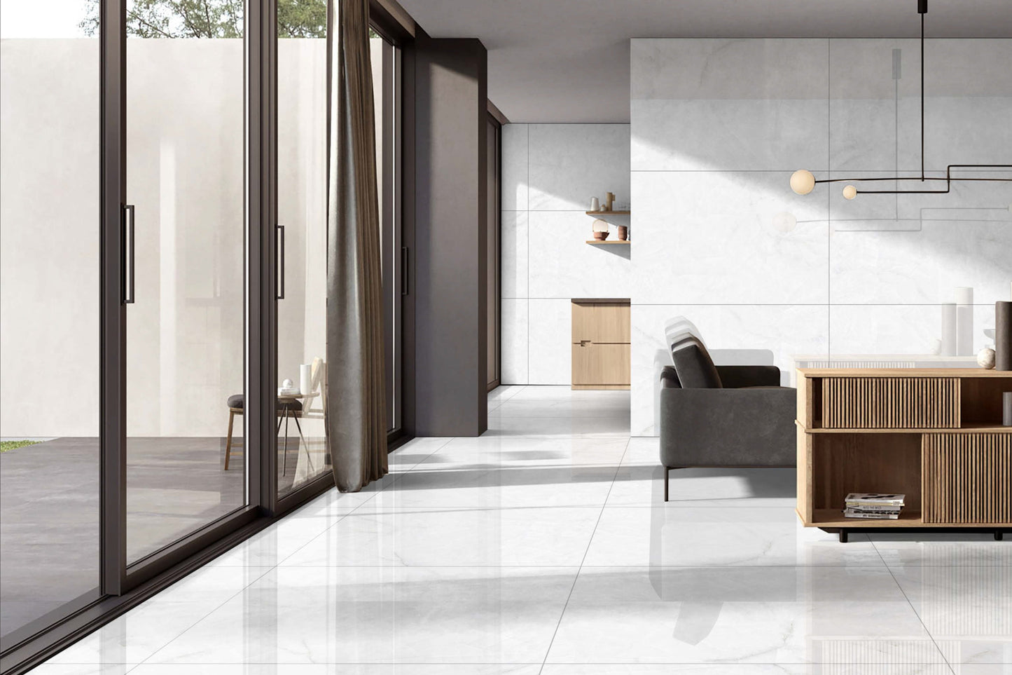 Starlit White 60x120 cm Polished Porcelain Tile