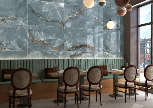 Mystic Turquoise 80x120 cm High Gloss Porcelain Tiles