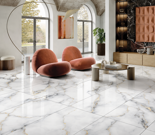 Metro Grey 60x120 CM High Gloss Tile