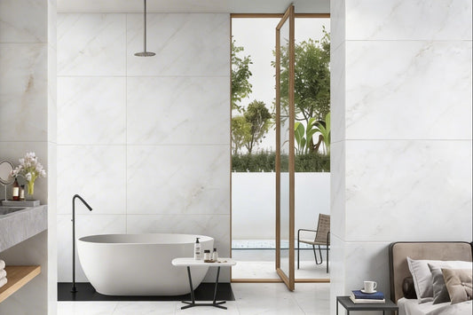 Starlit White 60x60 cm Polished Porcelain Tiles