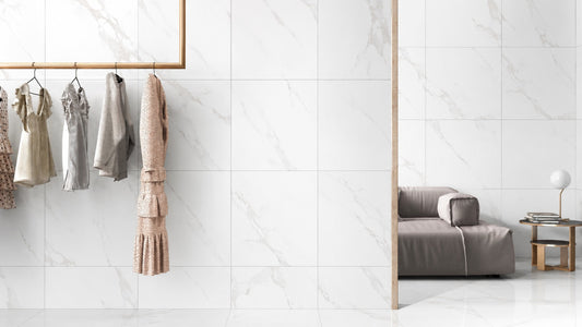 Mercure Marble White 60x60 cm Polished Tiles
