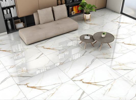 Luxe Gold 60x120 cm Polished Porcelain Tiles