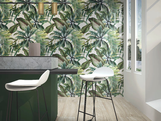 BOTANICAL PIGMENT GLOSS GREEN 25X75 CM