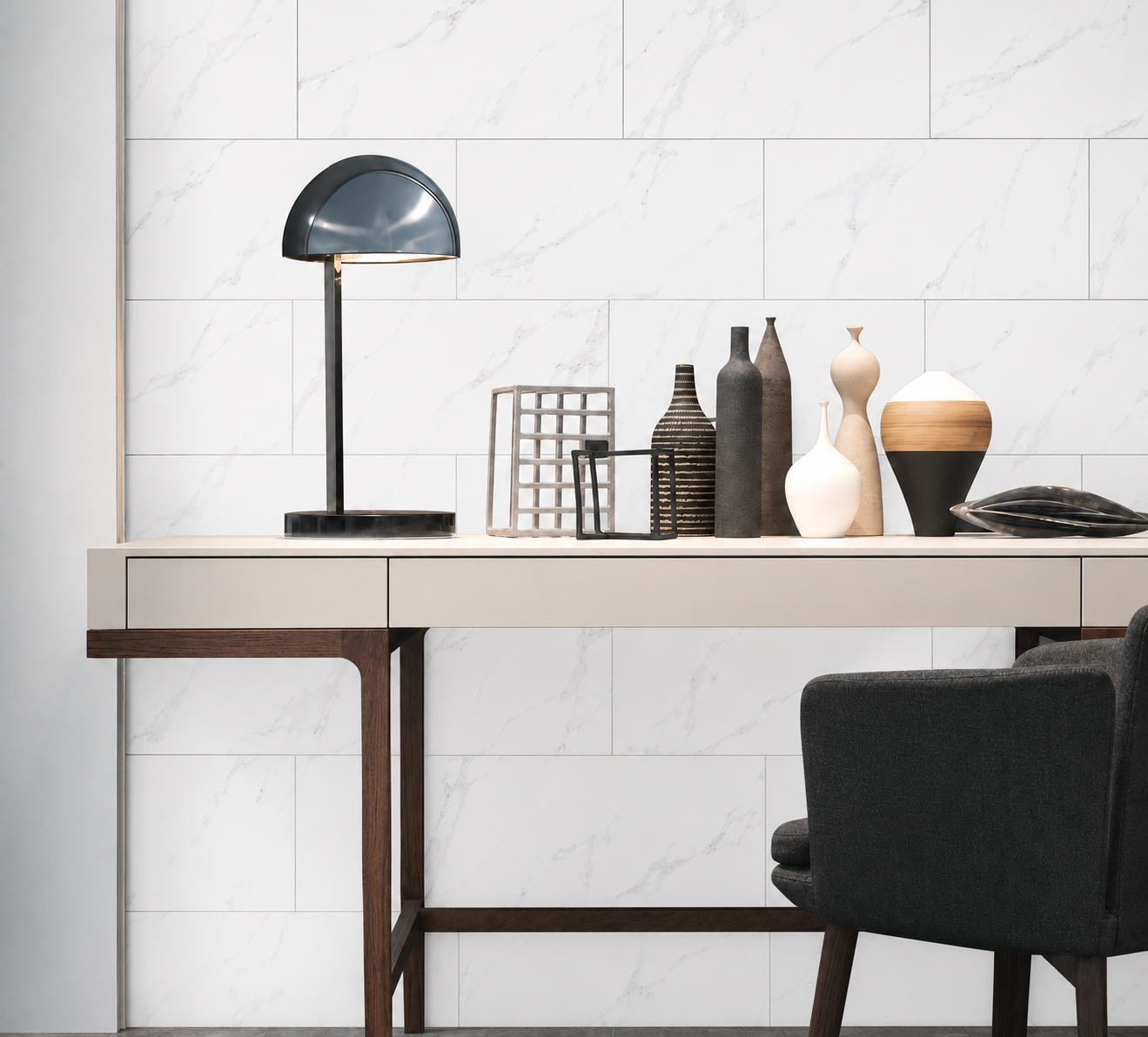 Mercure Marble White 30x60 cm Matt Tiles