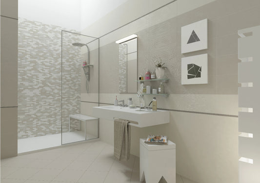 LINEUP MOSAICO TAUPE 3D 20X50 CM