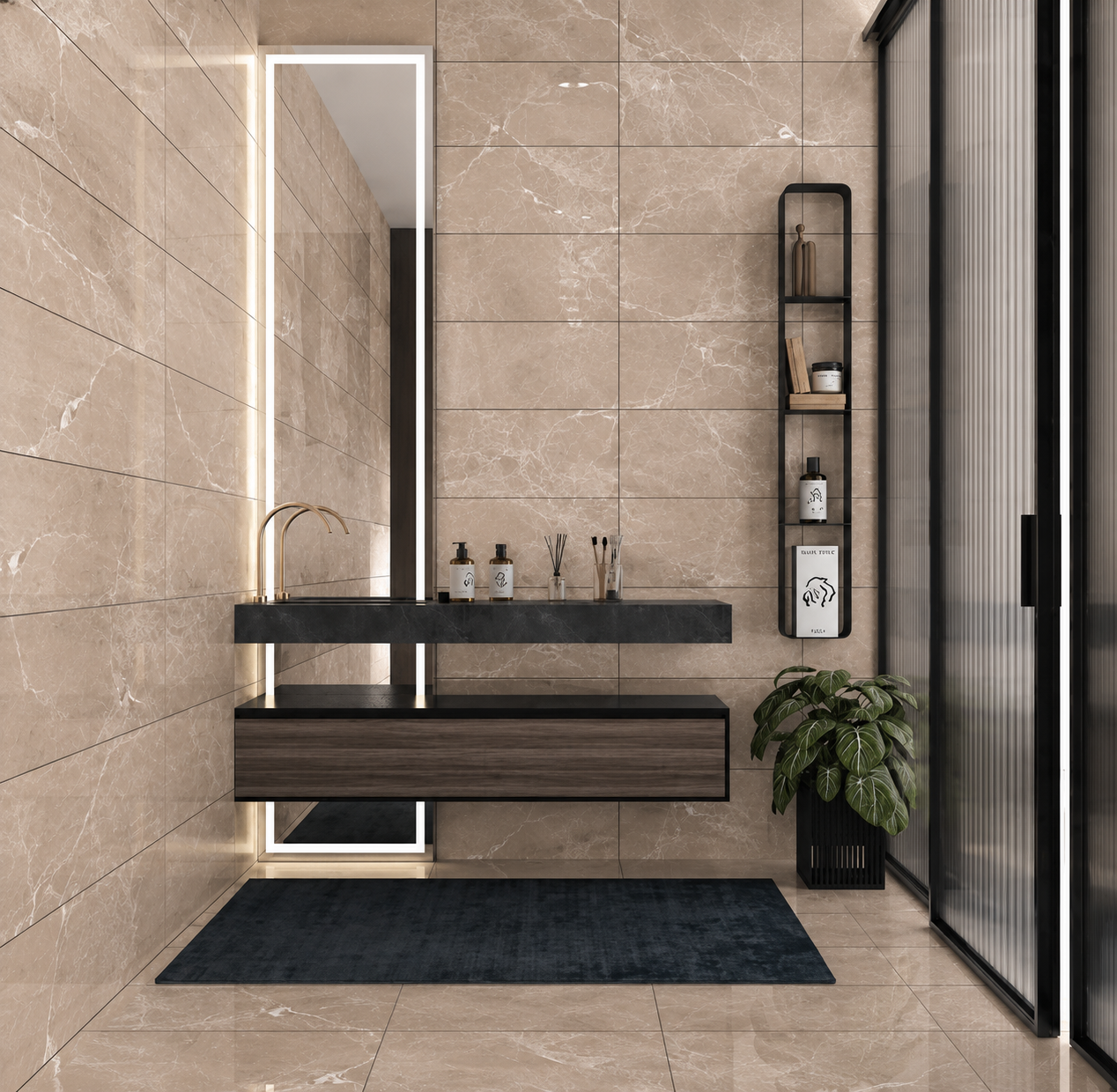 Mystic Brown Endless 30x60 cm Polished Porcelain Tiles