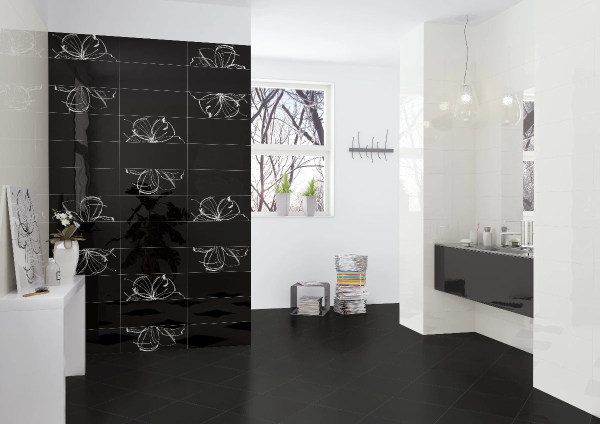 LINEUP MOSAICO BLACK 3D 20X50 CM